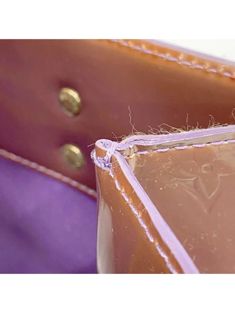 Louis Vuitton Tote Bag Vernis Reed MM Viole